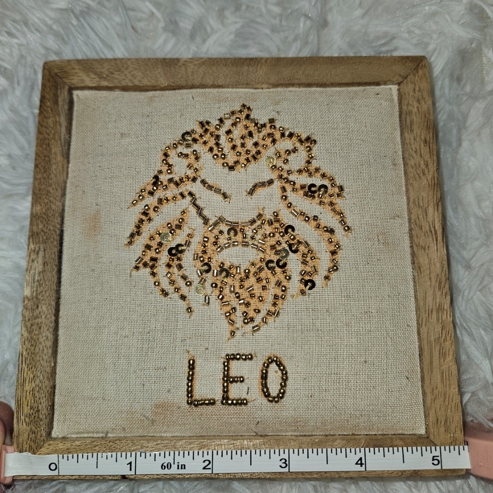 Leo Beaded Wall Art